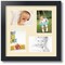 ArtToFrames Collage Photo Picture Frame with 4 - 4x6 inch Openings, Framed in Black with Over 62 Mat Color Options and Regular Glass (CSM-3926-178)